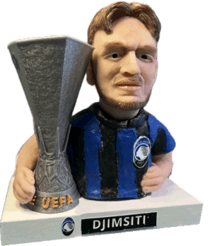 mezzo busto in miniatura di berat djimsiti